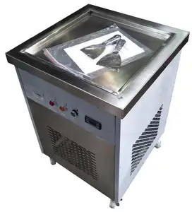 Risparmio energetico padella fredda per ghiaccio friggere macchina per gelato fritto