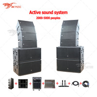 Système de sonorisation Line Array actif 2x10 pouces pour 2000-5000 personnes