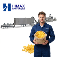 Machine industrielle automatique HIMAX pour la fabrication de pâtes et de macaronis, ligne de traitement des nouilles, ligne de pâtes sèches, acier inoxydable de qualité alimentaire, PLC