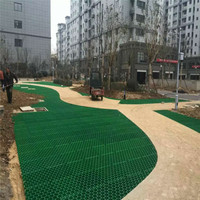 Grille de gazon en plastique HDPE, cellule plate pour aménagement paysager, pavé pour parking, stabilisation du sol, pavé en gazon