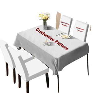 Tovaglia floreale stampata personalizzabile con rifiniture in pizzo quadrati copri <span class=keywords><strong>tavolo</strong></span> <span class=keywords><strong>da</strong></span> pranzo per cucina <span class=keywords><strong>tavolo</strong></span> decorazioni per feste - Product Image 2