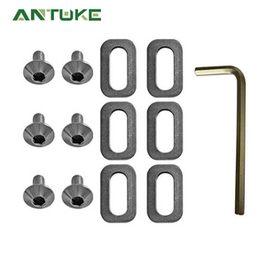 Vis de fixation pour pédale de vélo de route, rondelle en aluminium M5 pour pièces de réparation de pédales Keo SPD - Product Image 5