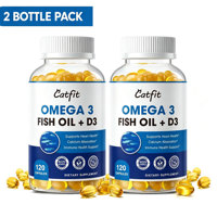 Gélules d'huile de poisson Oméga 3 à marque privée 1200mg EPA DHA Vitamine D3 1000 UI Acides gras Oméga-3 Complément alimentaire à base de plantes