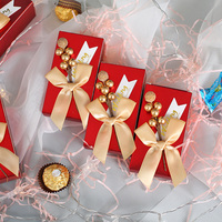 Dreieckige Pyramiden-Süßigkeitenbox Hochzeitsgeschenke Papier-Geschenkboxen Schokoladentüten Geschenkverpackung Hochzeit