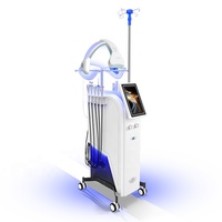 Appareil professionnel électrique 11-en-1 pour le nettoyage de la peau, le soin oxygénant du visage, le rajeunissement et le traitement de l'acné, usage domestique, 1200W, en plastique, pour spa