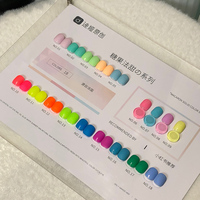 ZRKGEL Vernis à ongles UV gel professionnel de haute qualité à séchage rapide, formule premium, nouvelle arrivée, couleur néon, teinte bonbon, flacon DIY