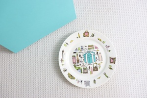 Platos de Porcelana Fina de Lujo Modernos al por Mayor de Fábrica, Aptos para Lavavajillas, Ecológicos, Estilo Frutal Americano con Caja de Regalo - Product Image 2