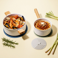 Tapis en silicone alimentaire 2-en-1 très vendu, écologique et résistant au four, pour couvercles de casseroles et ensemble de 3 ustensiles de cuisson