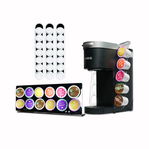 ที่วางแคปซูลกาแฟอะคริลิค ใช้ได้กับแคปซูล K-Cup ชั้นวางเก็บของสไตล์เรียบง่ายทันสมัยสำหรับเครื่องชงกาแฟ - Product Image 1