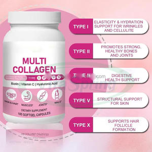 VitaSpring OEM Kollagen-Tabletten Hautaufhellende Schönheits-Nahrungsergänzungsmittel Vitamin C Multi-Kollagen-Tabletten - Product Image 2