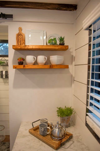 Casa prefabbricata modulare elegante contenitore con ponte sul tetto e concetto aperto porte posteriori contenitore casa piccola casa boscosa - Product Image 3