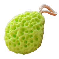 Éponge naturelle en laine de mer pour enlever la peau morte et exfolier masseur douche Pouf brosse de nettoyage mousse pour le lavage du corps et du visage