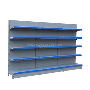 Retail Shop <b>Shelving</b> Convenience Store Gondola Rack <b>Display</b> Steel Groceries Shelves /Racking and <b>Shelving</b> - Product Image 4