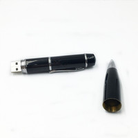 Clé USB Métallique Personnalisée OEM ODM 16 Go USB 3.0 avec Stylo Bille et Pointeur Laser, Vente en Gros avec Logo Gratuit en Stock