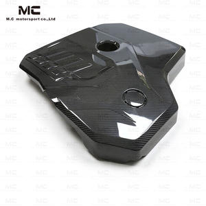 Couvercle de moteur sec en fibre de carbone pour Bmw G20 G22 G23 G26 <span class=keywords><strong>318i</strong></span> 330i G30 525i 530i G42 G01 G02 2018 + Capots de moteur avant extérieurs - Product Image 4