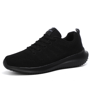 Zapatillas Deportivas Casuales para Mujer, Ligeras, Transpirables, con Parte Superior de Malla, para Otoño/Primavera, Color Negro, a Bajo Precio - Product Image 4