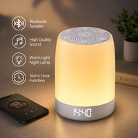 Machine à bruit blanc portable avec réveil, veilleuse et thérapie sonore apaisante, contrôle Wi-Fi via application depuis n'importe où