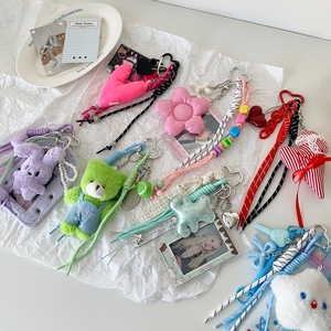 Sac à breloques mode femmes raquette de Tennis Baseball Rugby chiot chien tresse corde sac à main chaîne pendentif accessoires - Product Image 6