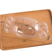 Boîte à macarons miniatures avec couvercle transparent - Boîte à dessert en plastique pour biscuits français, emballage pour cadeau de la fête des enfants