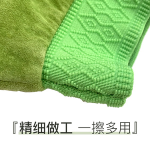 Microfiber Double Sided Fleece Car Cleaning Gloves 25cm Solid Color Soft Absorbent For Car Wash And Glass Cleaning - Product Image 2