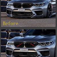Accessoires de style M Sport pour BMW : Bande de garniture de calandre avant pour F30 F31 F32 F33 F36 F20 F21 F22 F23 F07 F10 X3 X4 G20 Step