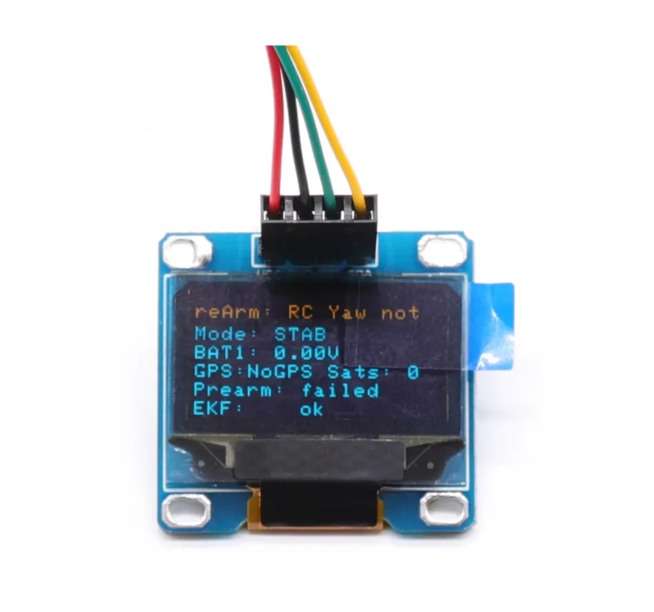 Pixhawk 2.4.8 PIX PX4フライトコントロール用OSDOLEDディスプレイフライトディスプレイフライトステータスPixhawkのI2Cインターフェイスに接続
