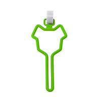 Nouvel arrivage : Distributeur de sacs à déjections mains libres portable avec clip de fixation pour laisse, idéal pour les promenades en extérieur avec votre chien