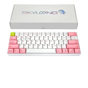 Clavier mécanique professionnel Offre Spéciale rvb 61 touches Gateron Switch USB Type C rose, prix bas <span class=keywords><strong>60</strong></span>% - Product Image 6