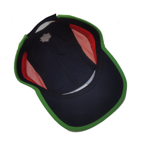 5 Panel Nylon Sport Hat with Tropical Leopard Embroidery Waterproof Quick Dry Custom Logo for Outdoors Running - Product Image 4