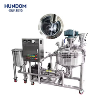 50L 100L Petite Mayonnaise Faisant La Machine Vide En Acier Inoxydable Émulsifiant Réservoir De Mélange