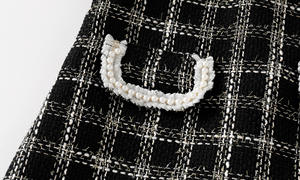 Autunno nuovo arrivo per le ragazze grossi abiti da <span class=keywords><strong>bambina</strong></span> di lana Versatile ed elegante vestito <span class=keywords><strong>nero</strong></span> gilet da principessa <span class=keywords><strong>bambina</strong></span> - Product Image 3