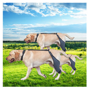 Penjepit lutut anjing peliharaan untuk ACL dengan penstabil samping logam dukungan ekstra mengurangi nyeri kawat gigi kaki belakang dapat disesuaikan untuk anjing - Product Image 3