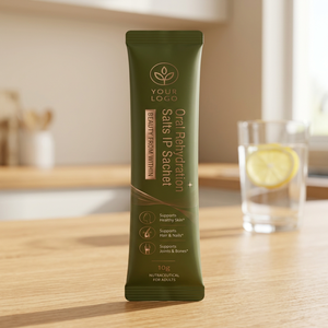 Sobres de Sal de Hidratación en Polvo IP con Etiqueta Personalizada y Empaque Personalizado para una Preparación Conveniente de Bebidas, Venta al Por Mayor - Product Image 4
