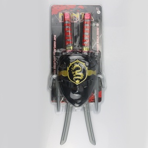Samouraï japonais Ninja jouet couteau masque <span class=keywords><strong>arme</strong></span> gros accessoires <span class=keywords><strong>Kendo</strong></span> taille reliure COSPLAY Performance - Product Image 5