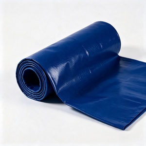 Bâche en PVC tissé robuste en tissu maillé, imperméable, 550-900 GSM, polyester enduit de PVC, traité anti-UV, pour tente de camion, auvent, sur mesure - Product Image 3