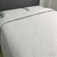 Offre Spéciale – Parure de Lit Portable en Polyester Bleu Personnalisable pour Lit Queen Size – Vente en Gros – Motifs Dessin Animé/À Rayures/Végétaux – Idéale pour la Maison, l'Hôtel et l'Hôpital