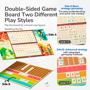 Mideer numero carte strategia <span class=keywords><strong>matematica</strong></span> senso illuminazione Multi-Gameplay <span class=keywords><strong>in</strong></span> 1 divertente <span class=keywords><strong>gioco</strong></span> interattivo per costruire bambini pensiero logico - Product Image 5
