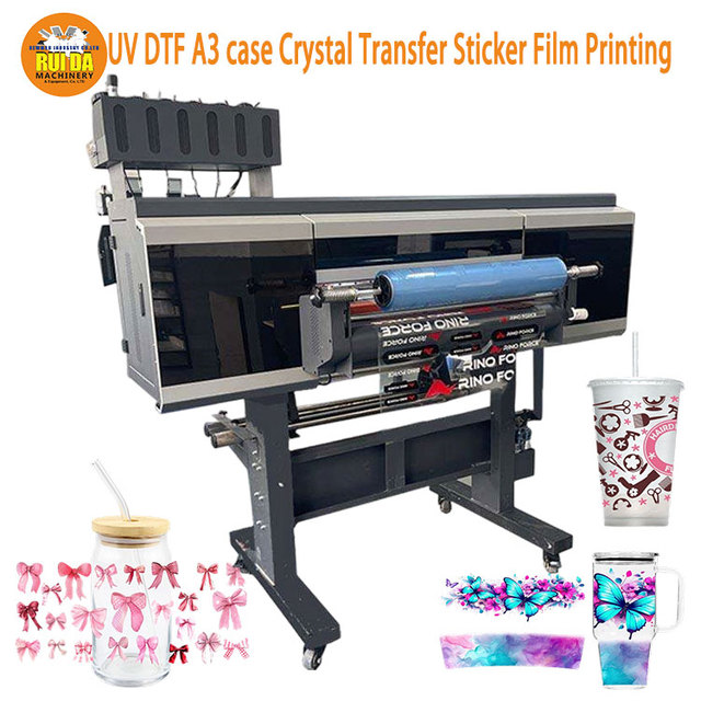 Multi Color Printing Machine UV DTF Roll Printer UV DTF A3 Case Crystal Transfer Sticker Film Printing Machine