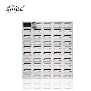 SMILE <span class=keywords><strong>Boîte</strong></span> à colis de Noël Boîtes <span class=keywords><strong>aux</strong></span> <span class=keywords><strong>lettres</strong></span> Boîtes <span class=keywords><strong>aux</strong></span> <span class=keywords><strong>lettres</strong></span> autoportantes Poteau en acier galvanisé Livraison de colis Extérieur - Product Image 2