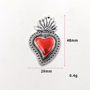 Fashion Metal Hollow Peach Charm Alloy Pendant for <b>Women</b> Jewelry - Product Image 4