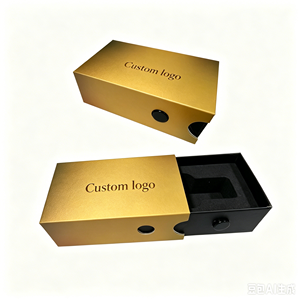 Custom Child Resistant Drawer Rigid Paper <b>Box</b> with <b>Black</b> EVA Foam Insert Reusable Medicine CR Packaging For 5ml Vials Bottle - Product Image 5