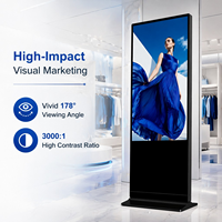 Kiosque numérique vertical à écran tactile LCD ZDHQ 43-86 pouces pour intérieur avec CMS intégré pour la publicité et la signalisation dans les centres commerciaux