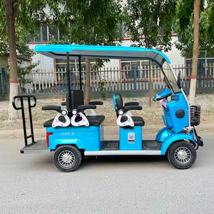 Nouveau modèle de scooter électrique à 4 roues pour personnes âgées, vélo familial électrique 800W, tricycle 4 places - Product Image 5