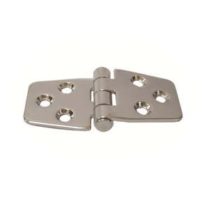 Charnière de porte en acier inoxydable, 180 degrés, 4 trous, conception industrielle, installation facile pour meubles, armoires, portes de bateau - Product Image 2