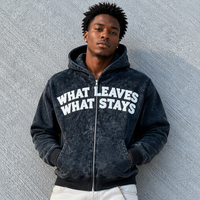 Sweat-shirts pour hommes de qualité supérieure, coupe ample, en molleton 100% coton 500 GSM, style vintage, avec broderie de patch personnalisée effet délavé et fermeture éclair intégrale