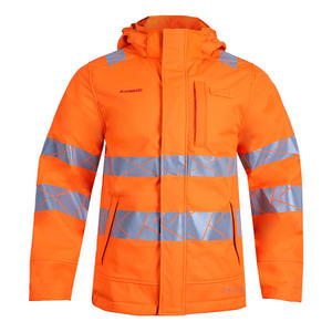 Chaqueta de Trabajo Reflectante de Alta Visibilidad Xinxiang, Ropa de Seguridad para Exteriores Resistente al Fuego y al Viento, para Otoño e Invierno - Product Image 5