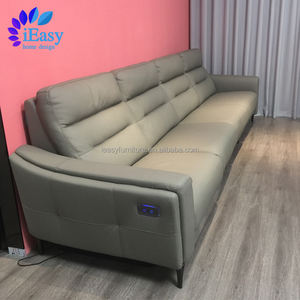 IEast इलेक्ट्रिक पावर 100% चमड़े 4 सीटर अनुभागीय लेगेट और प्लैट झुकनेवाला सोफे कमरे में रहने वाले सोफे reclining सोफे reclinable - Product Image 2