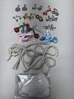 Breloques de chaussures pour baskets, 26 pièces, breloques de lacet, nœud perlé, accessoires de chaussures, décorations, clips, bijoux, breloques