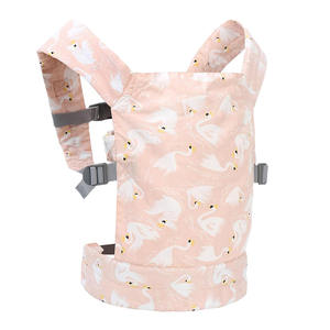 Sac à dos porte-poupée en <span class=keywords><strong>peluche</strong></span> motif cygne mignon 7227 avec sangle réglable pour les petites filles, cadeaux porte-poupée - Product Image 1