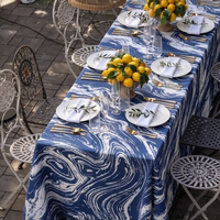 Nappe Jacquard Florale Damassée en Polyester Personnalisable Lavable Moderne Tissée pour Mariage Banquet Hôtel Fête en Plein Air Décoration de Table